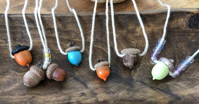 The Cutest (and almost free!) Acorn Necklaces