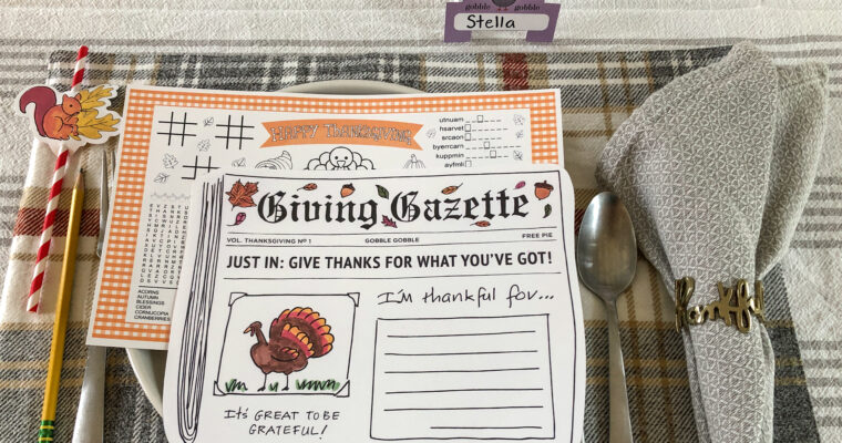 Thanksgiving Printable Roundup